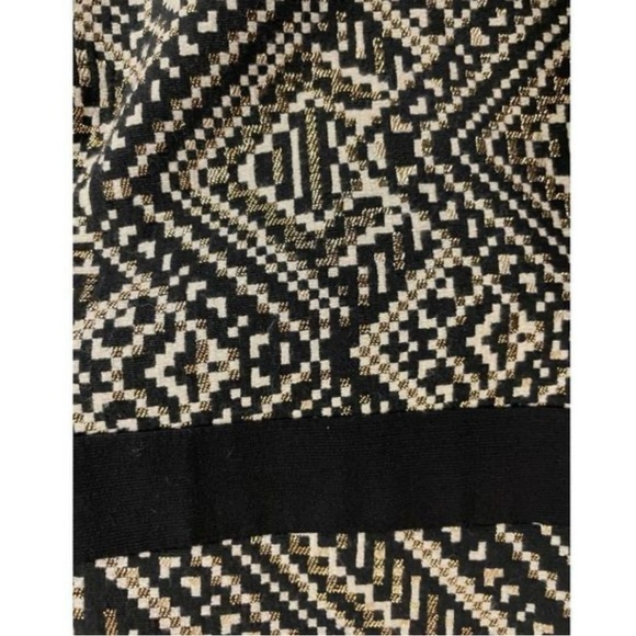 Chico’s 3 Black Label black and metallic gold jacket XL - Picture 5 of 6